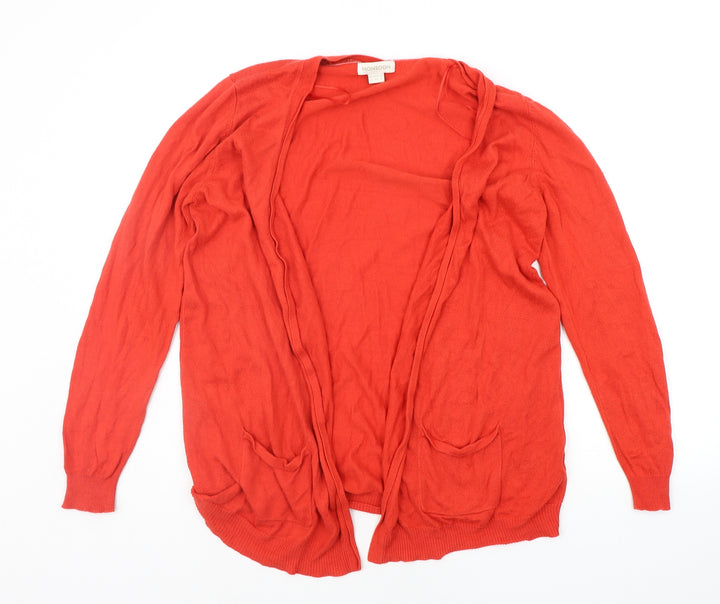 Monsoon Womens Red   Cardigan Jumper Size 12