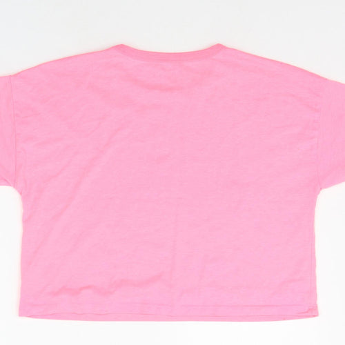pep&CO Girls Pink   Basic T-Shirt Size 9-10 Years