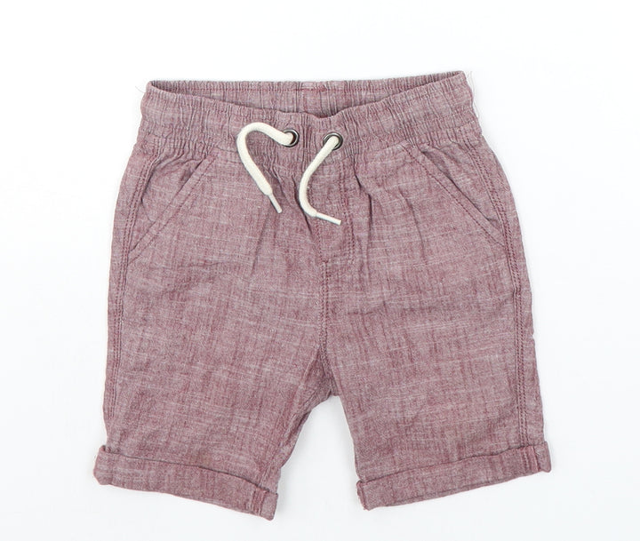TU Girls Red   Chino Shorts Size 2-3 Years