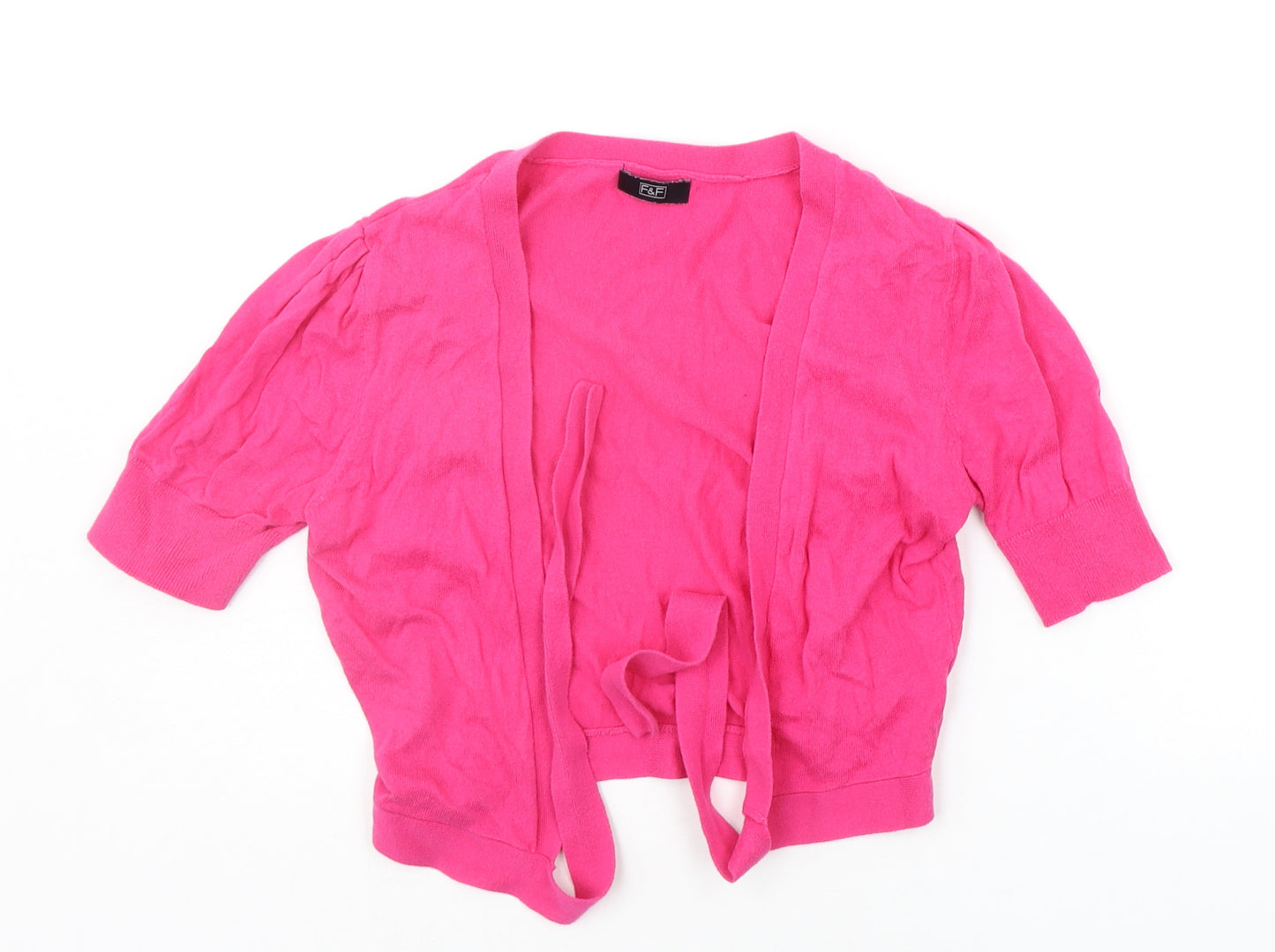 F&F Womens Pink   Cardigan Jumper Size 12