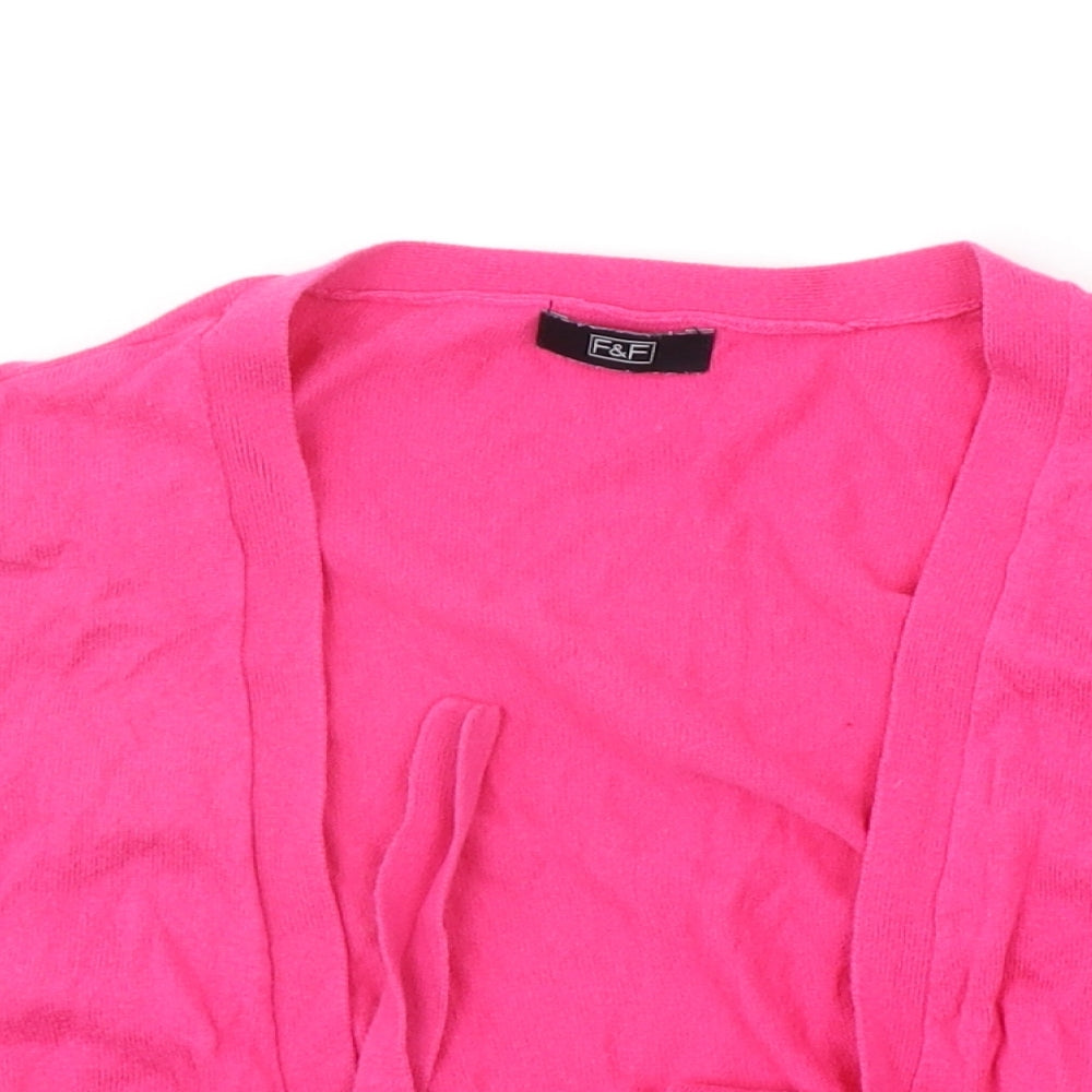 F&F Womens Pink   Cardigan Jumper Size 12