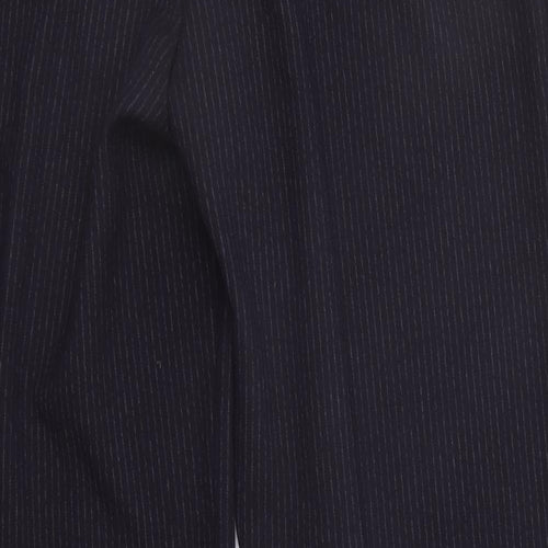 NEXT Womens Blue Striped  Trousers  Size 16 L28 in