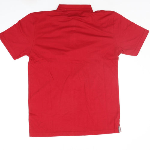 Urban Revival Mens Red    Polo Size M