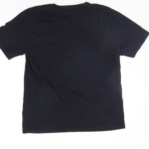Cedar Wood State Mens Black    T-Shirt Size L