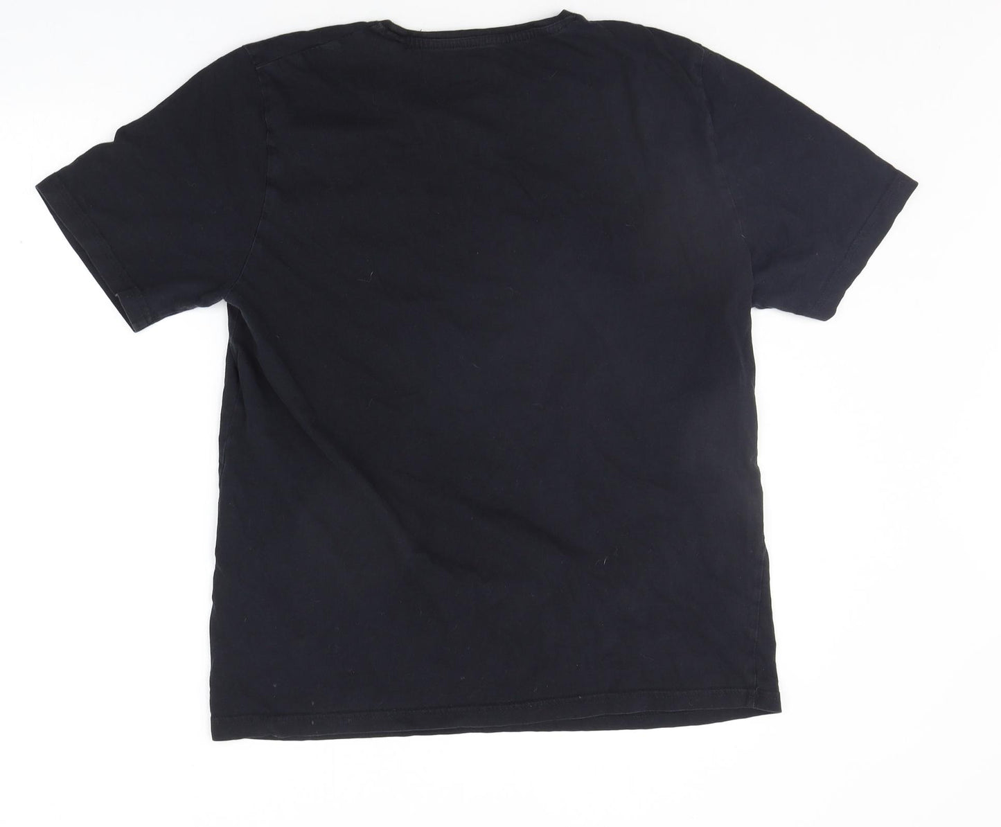 Cedar Wood State Mens Black    T-Shirt Size L