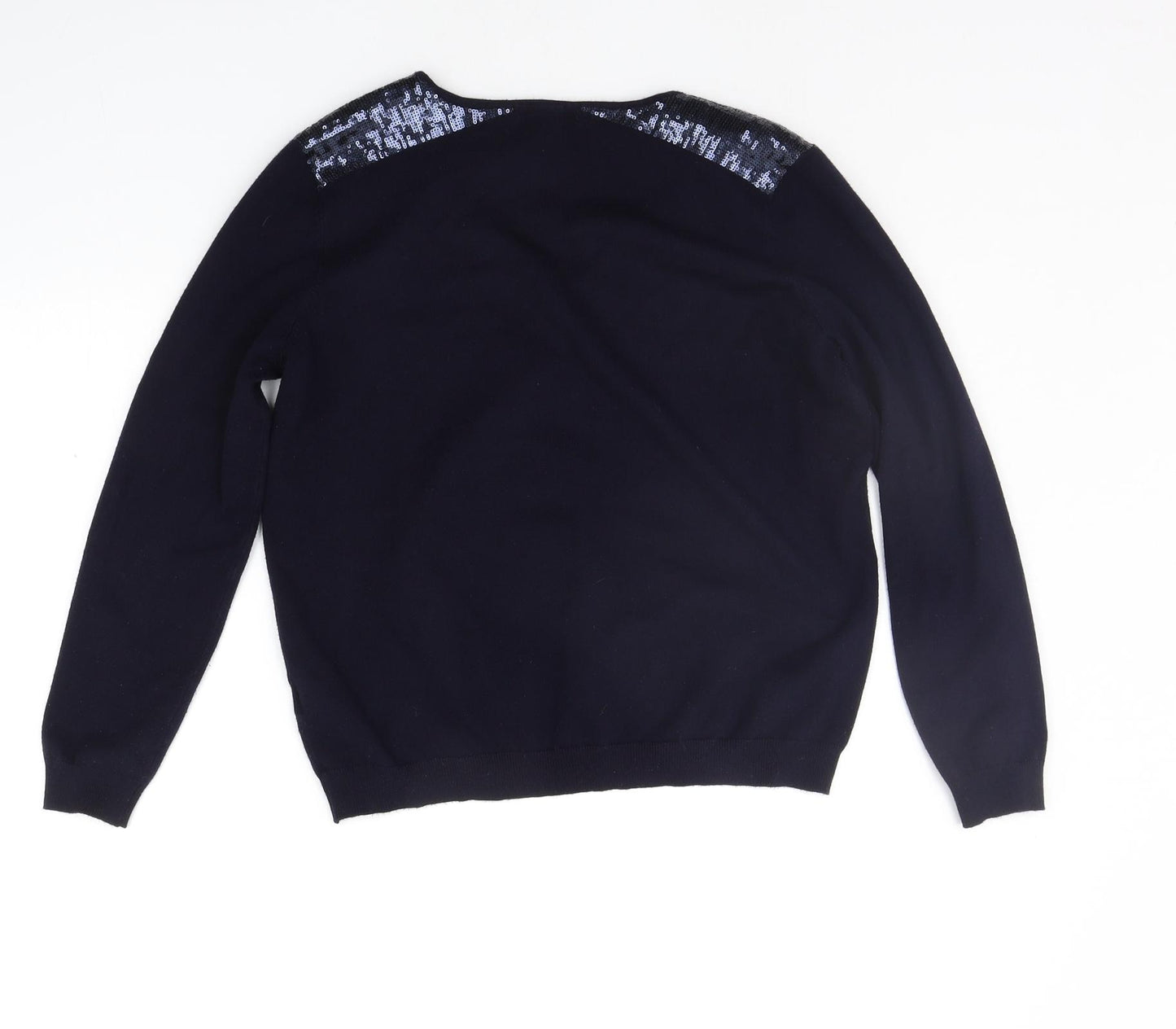 R Edition Womens Blue   Pullover Jumper Size 18