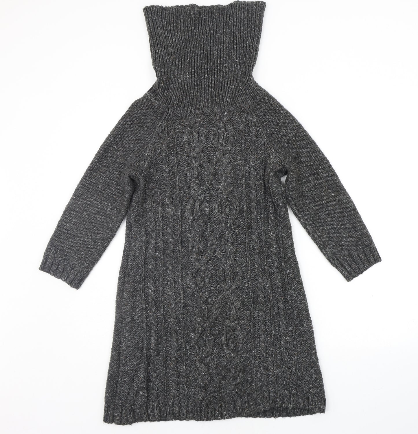 NEXT Womens Grey   Jumper Dress  Size 10