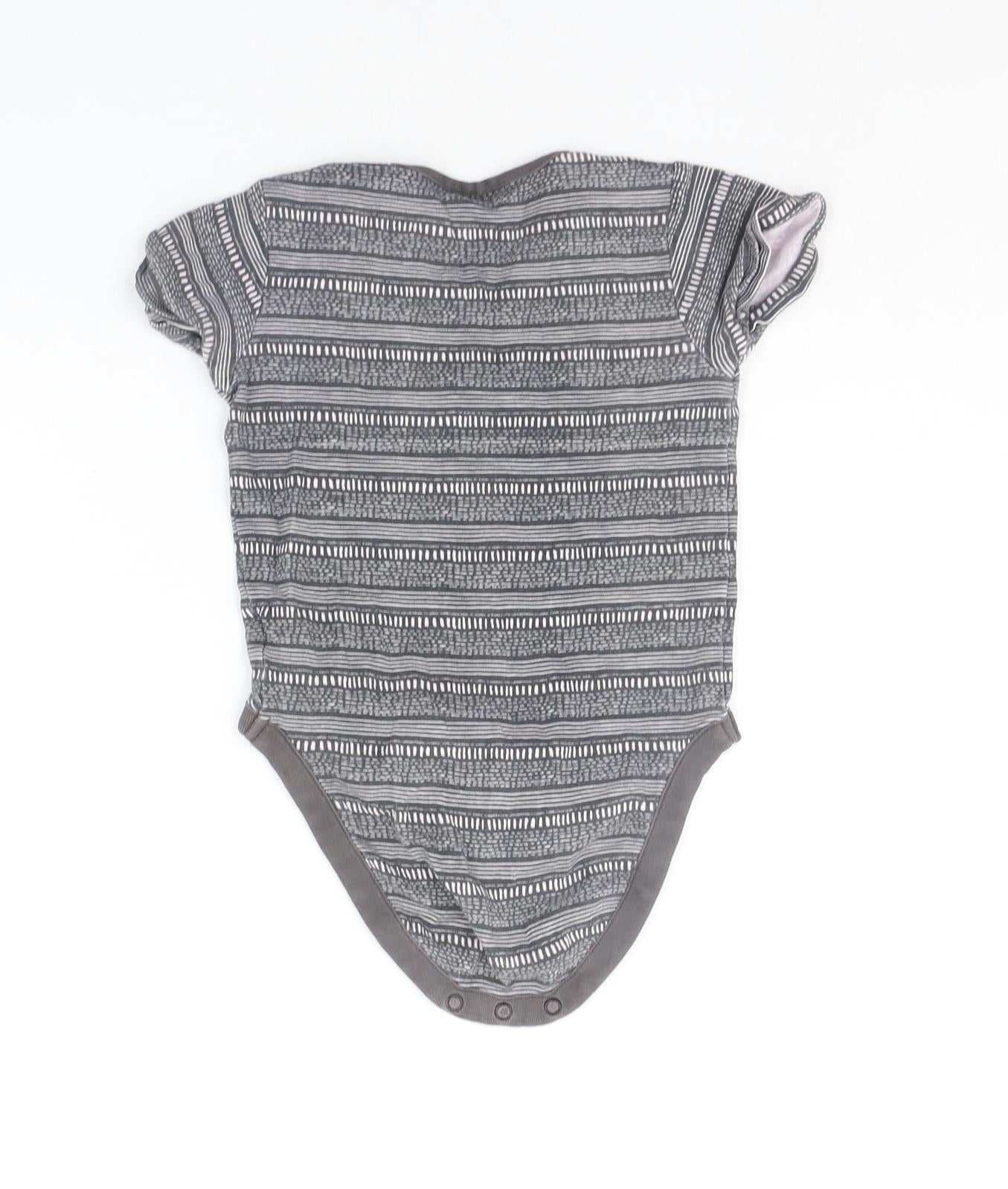 NEXT Baby Grey Geometric  Babygrow One-Piece Size 12-18 Months