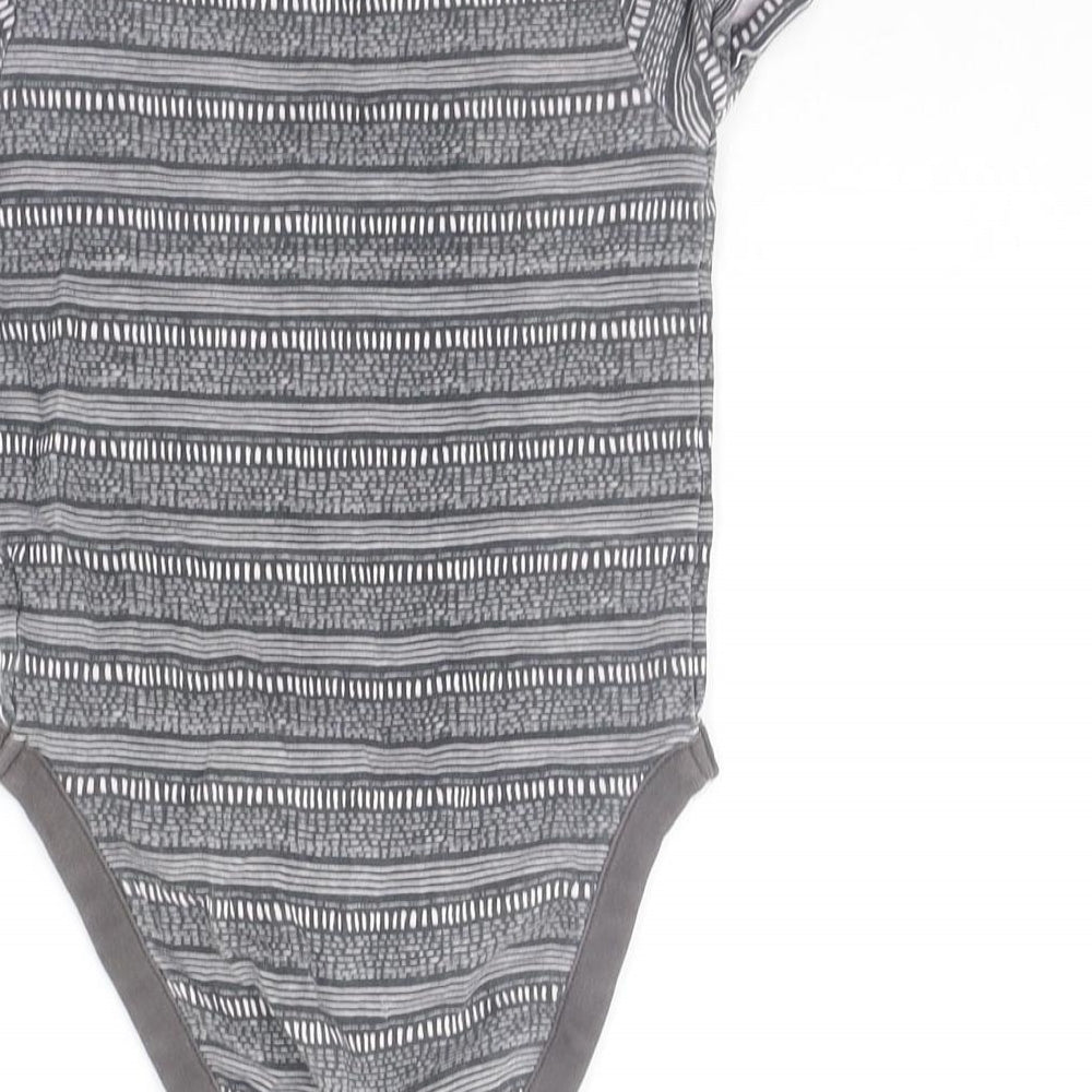 NEXT Baby Grey Geometric  Babygrow One-Piece Size 12-18 Months