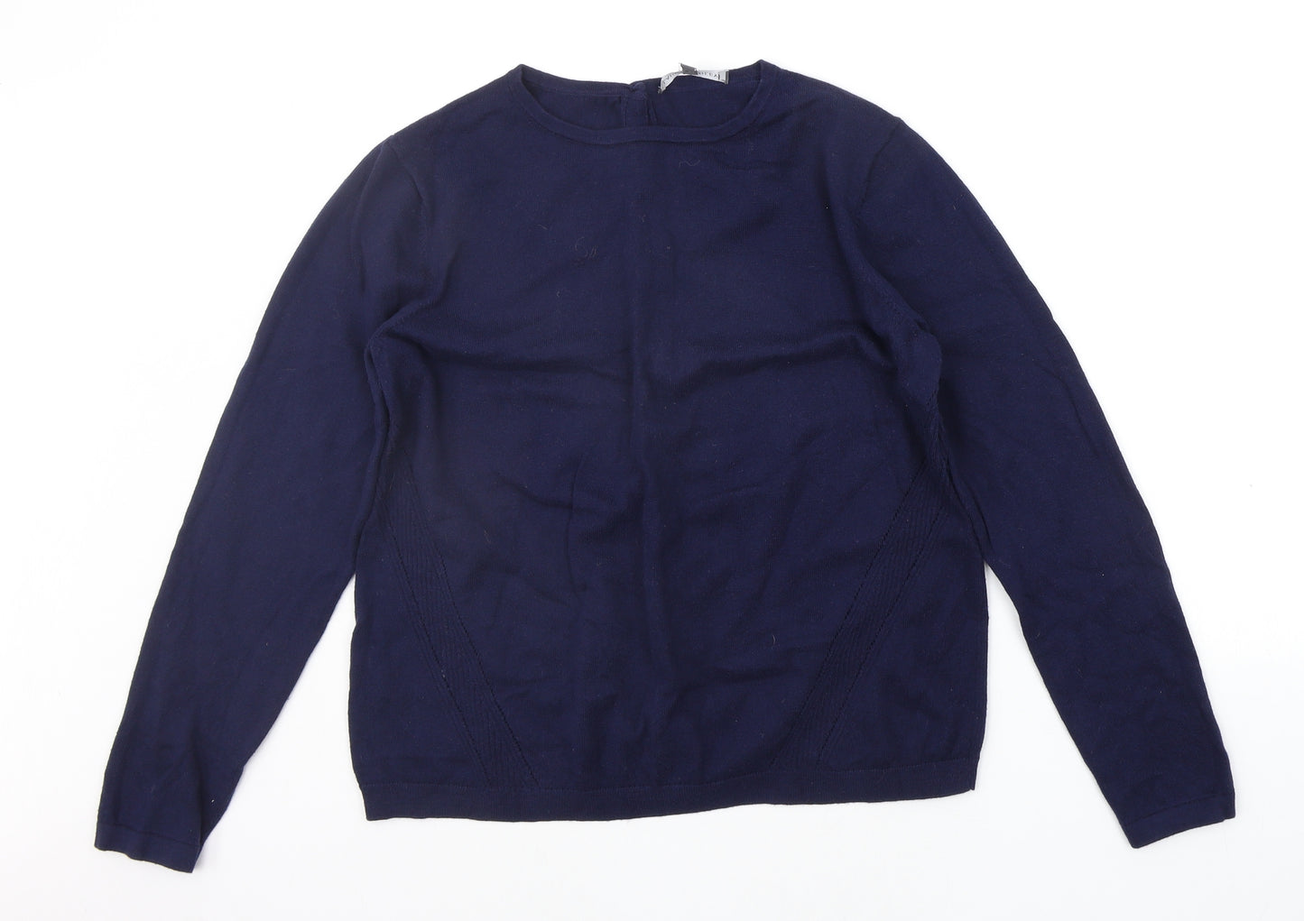 Laura Ashley Womens Blue   Pullover Jumper Size 14