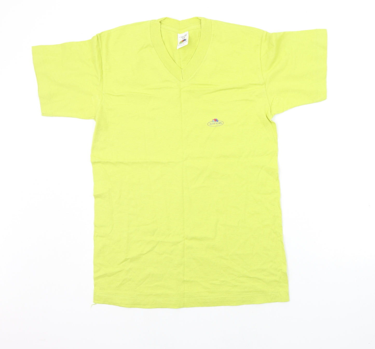 Fruit of the Loom Mens Yellow    T-Shirt Size M