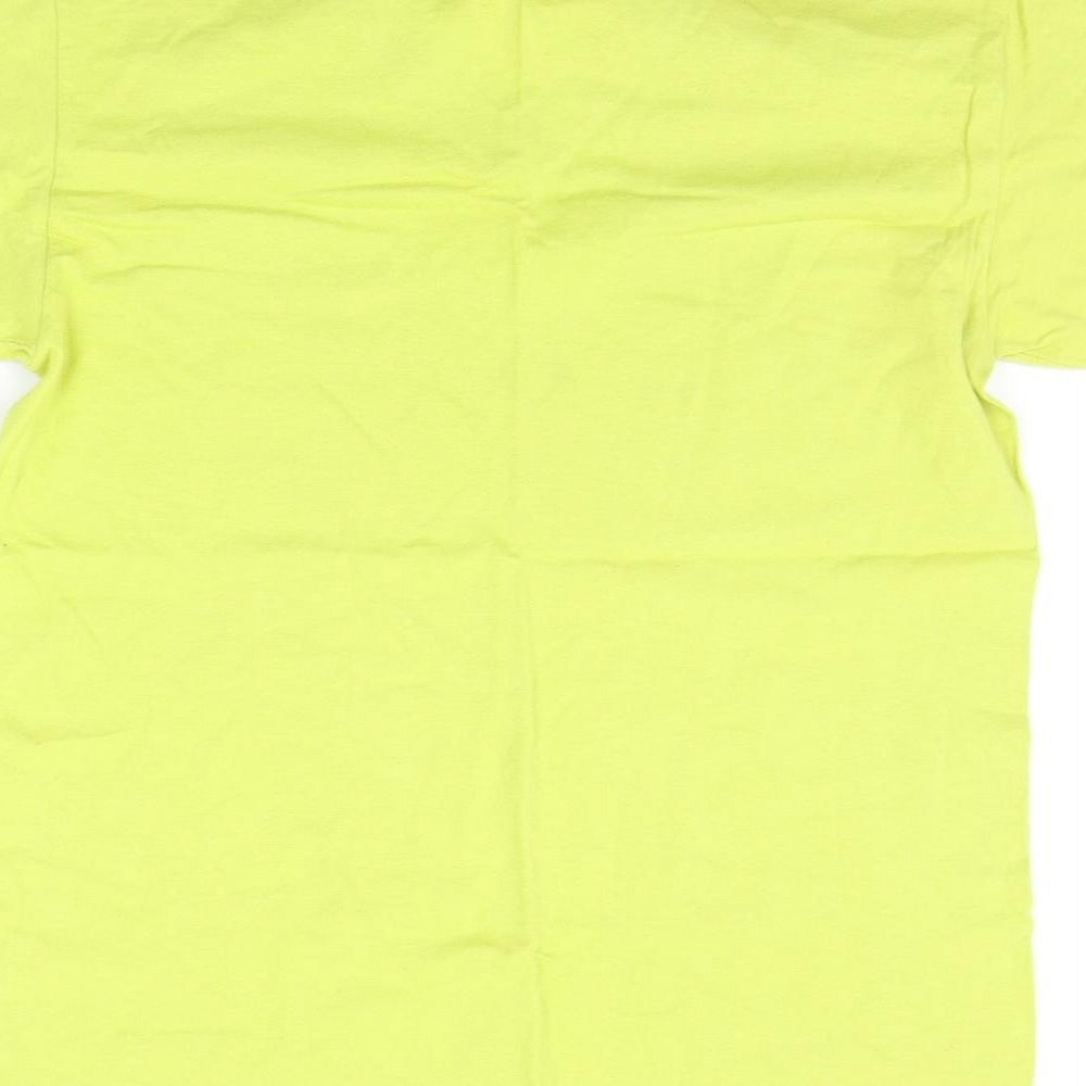Fruit of the Loom Mens Yellow    T-Shirt Size M
