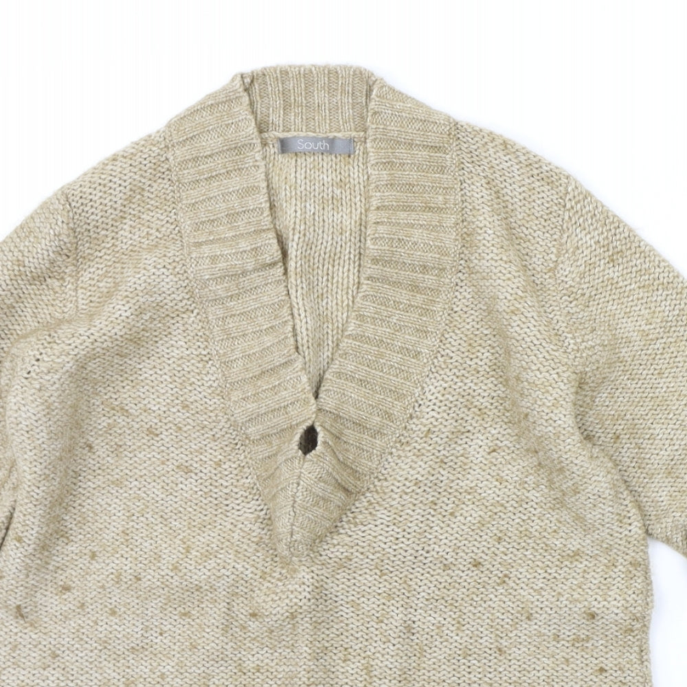 South Womens Beige   Pullover Jumper Size 12