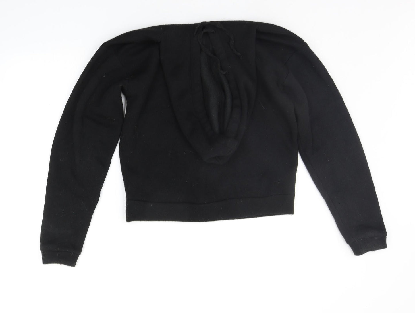 Topshop Womens Black   Pullover Hoodie Size 6