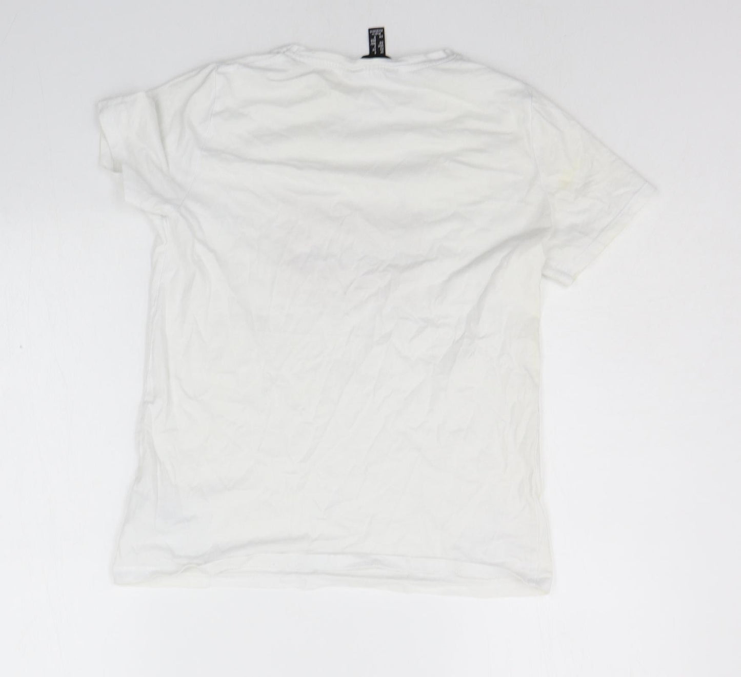 New Look Womens White   Basic T-Shirt Size 6