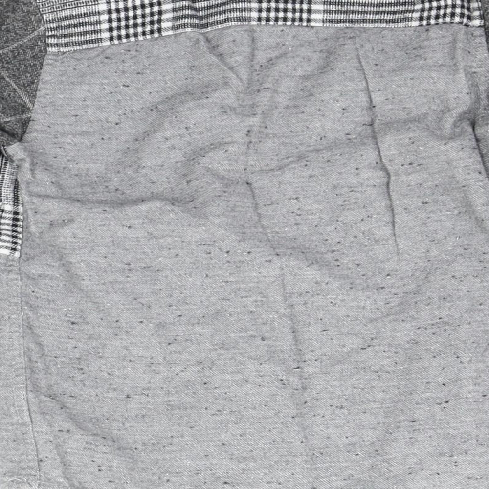 NEXT Boys Grey Check  Basic Button-Up Size 5 Years