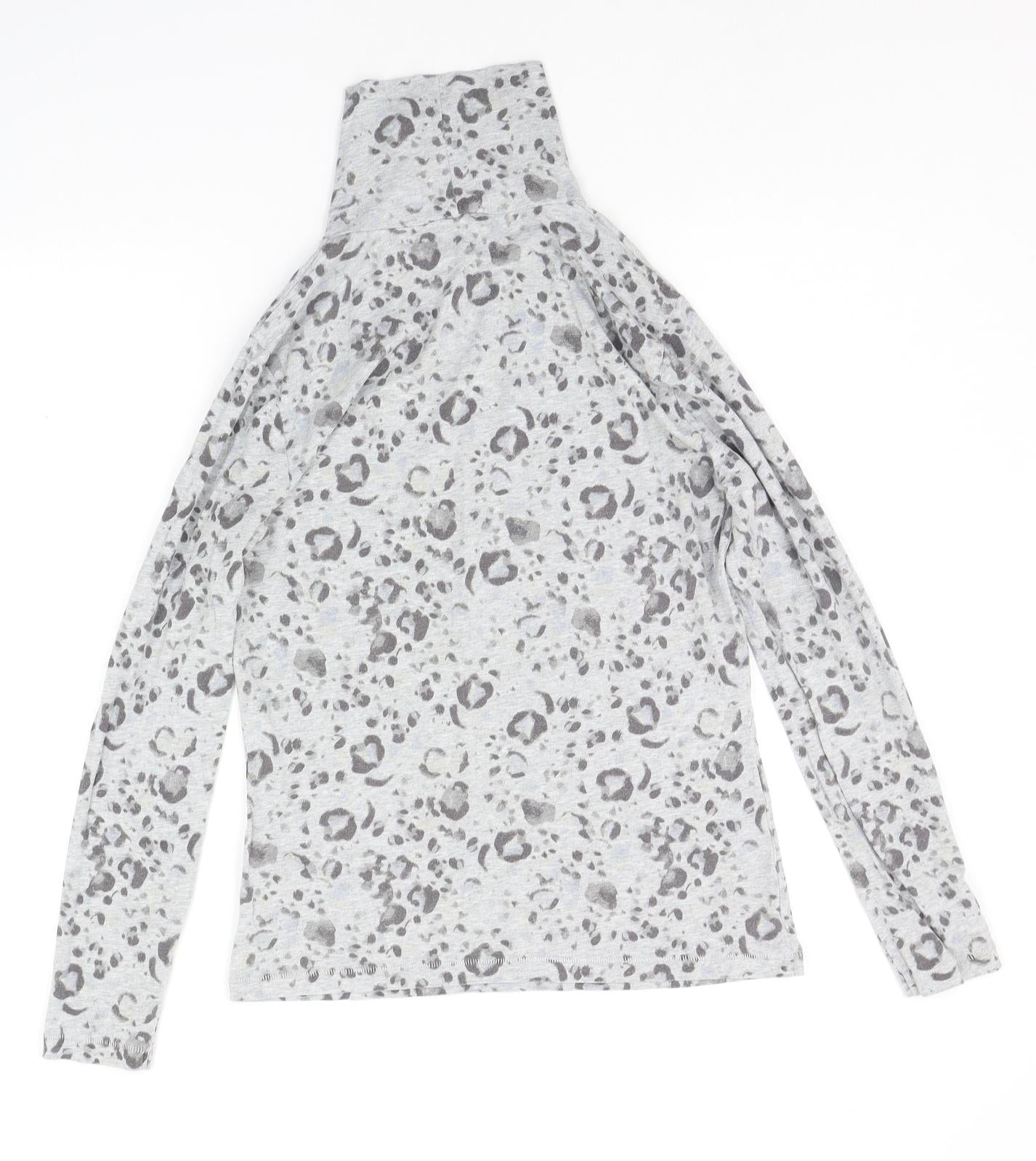 TU Womens Grey Animal Print  Pullover Jumper Size 12