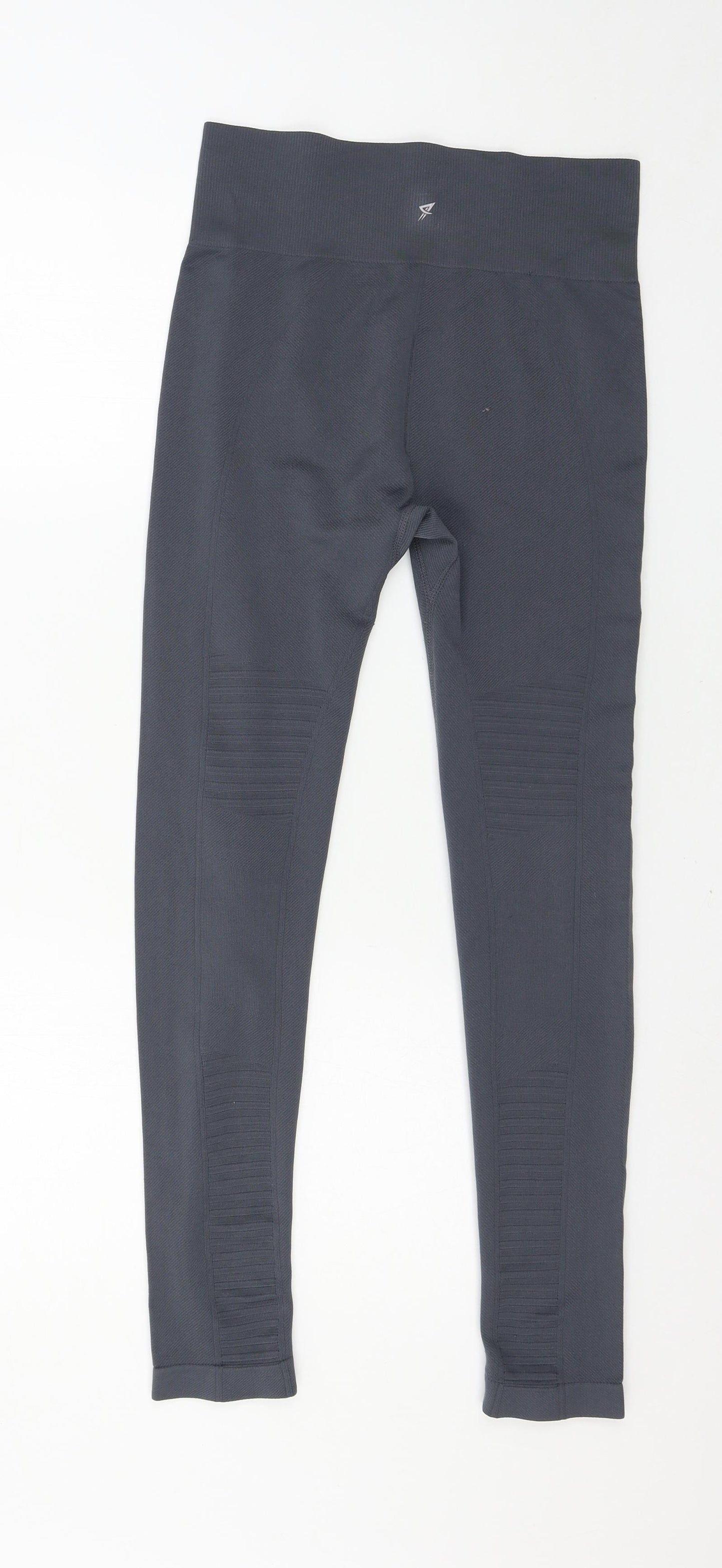 Workout Womens Grey  Jersey Capri Leggings Size 10 L26 in