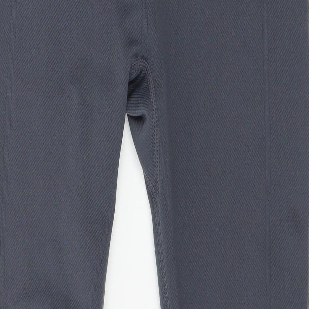 Workout Womens Grey  Jersey Capri Leggings Size 10 L26 in