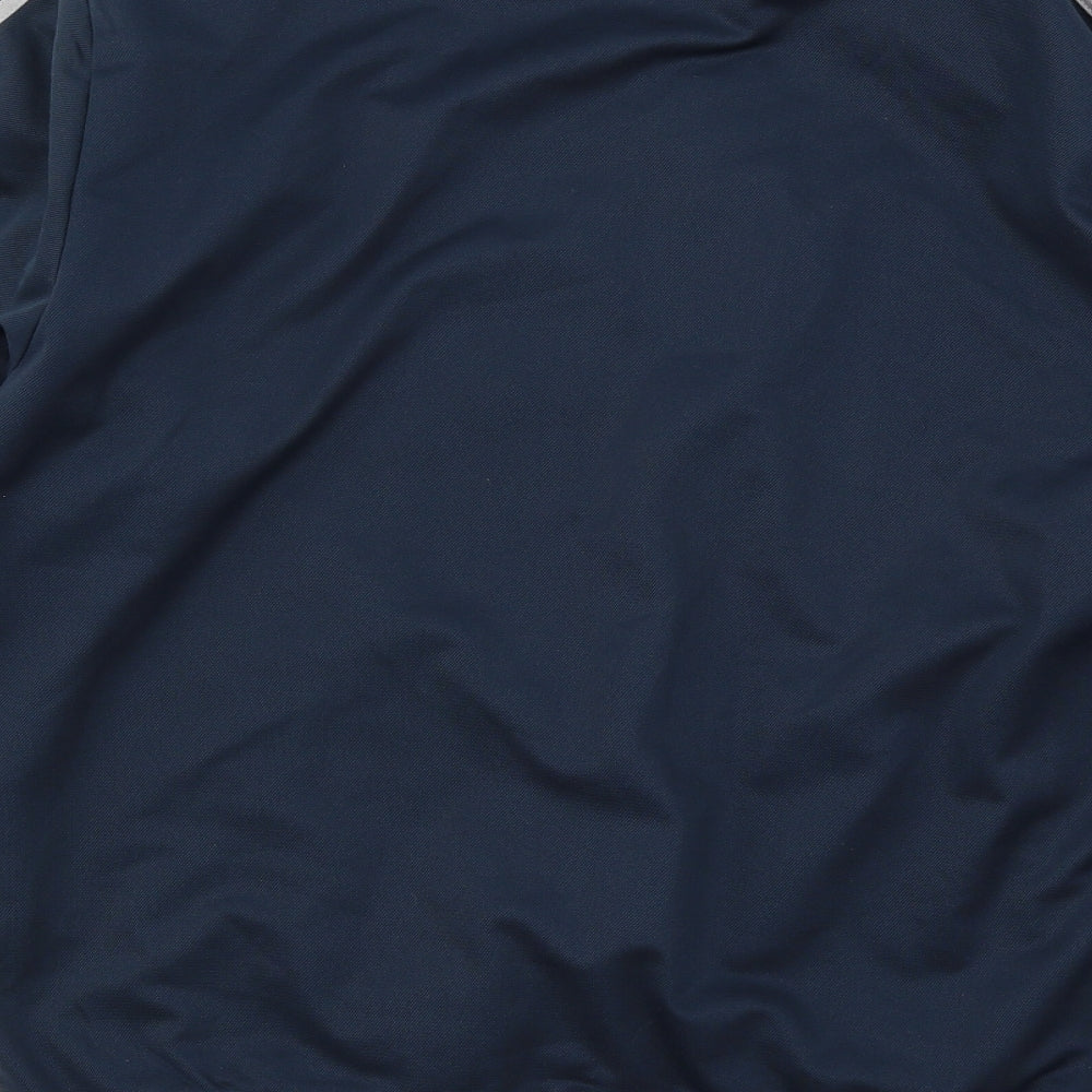 Lonsdale Mens Blue  Jersey Full Zip Sweatshirt Size L