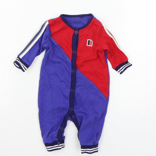 NEXT Boys Blue  Jersey Babygrow One-Piece Size 0-3 Months
