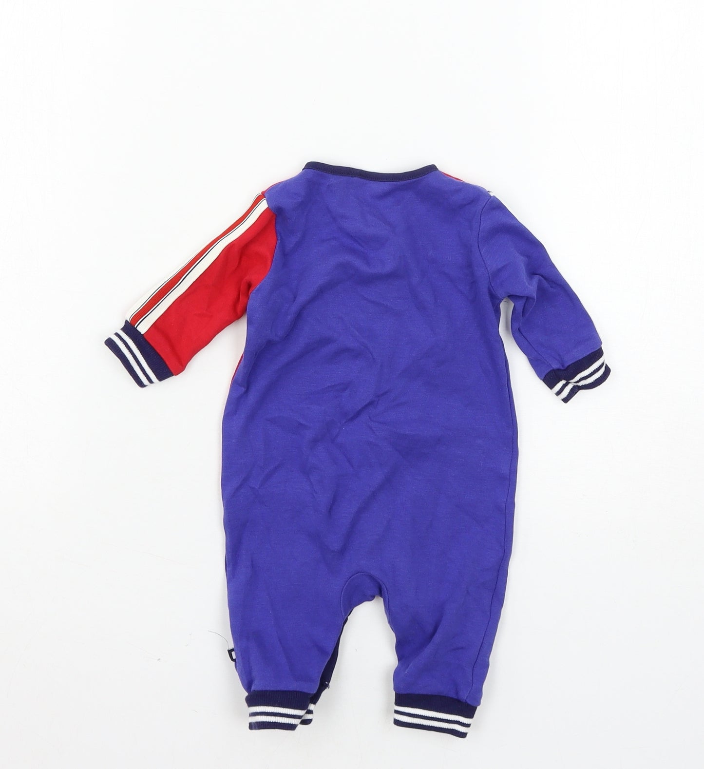 NEXT Boys Blue  Jersey Babygrow One-Piece Size 0-3 Months