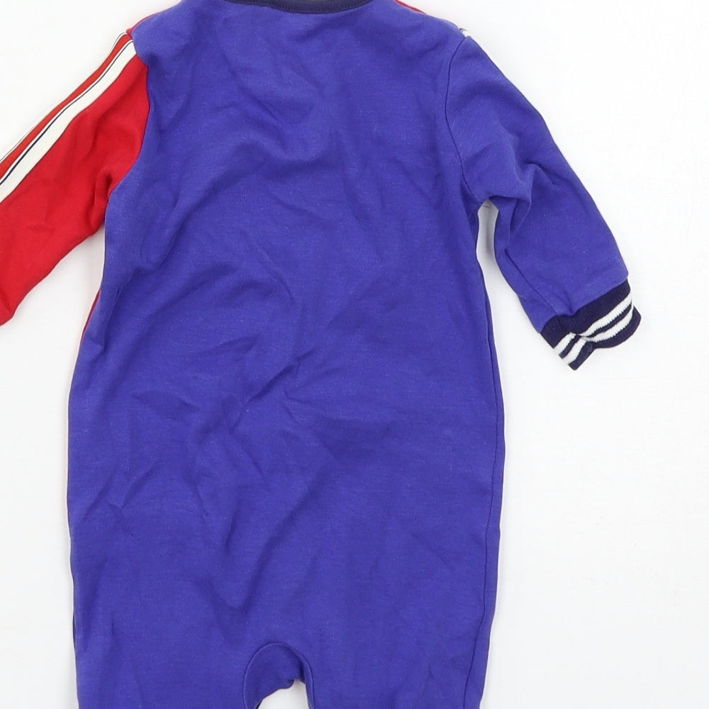 NEXT Boys Blue  Jersey Babygrow One-Piece Size 0-3 Months