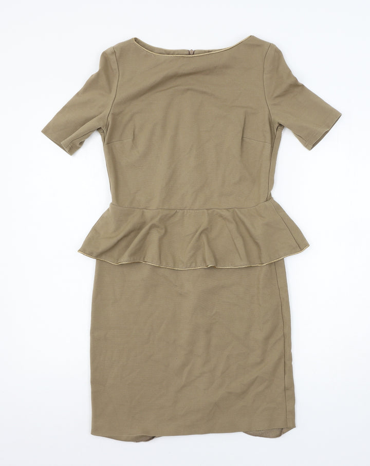 Envy Womens Brown  Jersey Shift  Size M