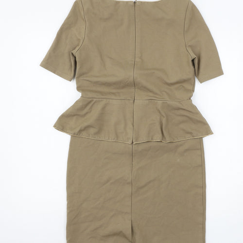 Envy Womens Brown  Jersey Shift  Size M