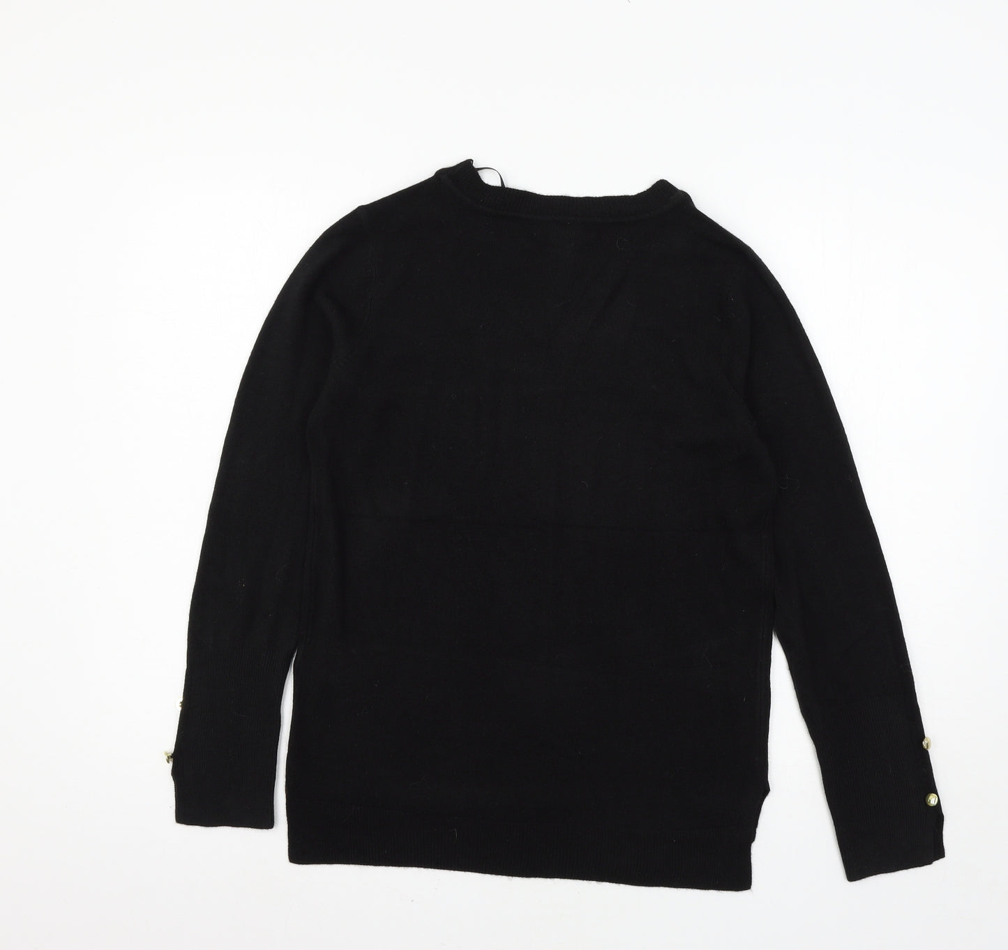 Primark Womens Black  Knit Pullover Jumper Size 6