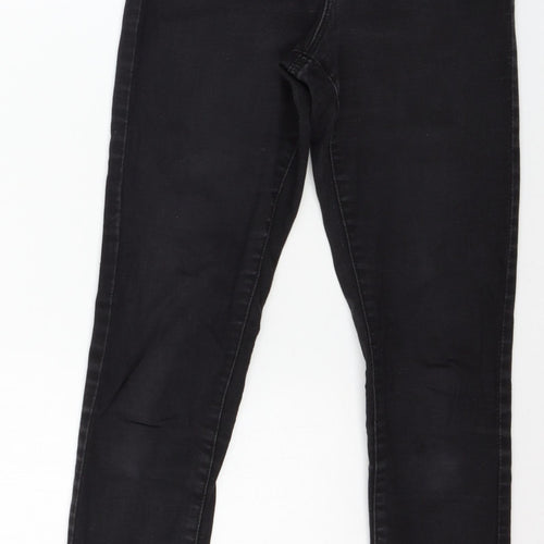 Denim & Co. Womens Grey  Denim Skinny Jeans Size 8 L27 in