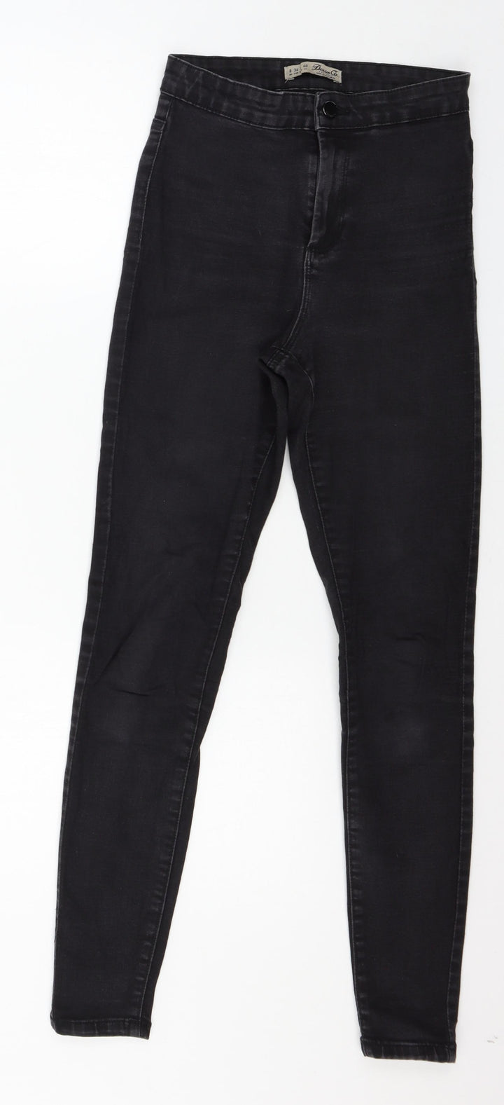 Denim & Co. Womens Grey Denim Skinny Jeans Size 8 L27 in