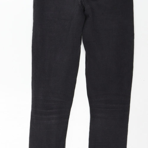 Denim & Co. Womens Grey  Denim Skinny Jeans Size 8 L26 in