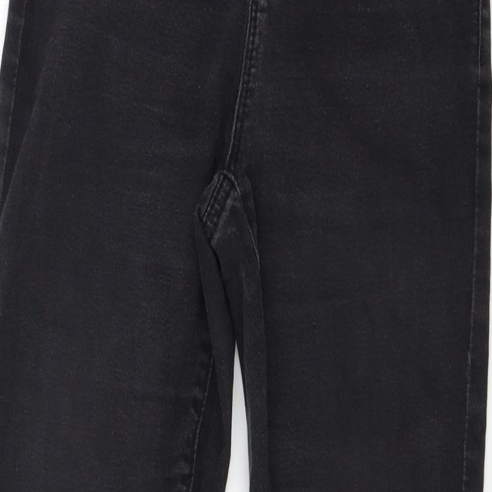Denim & Co. Womens Grey  Denim Skinny Jeans Size 8 L26 in