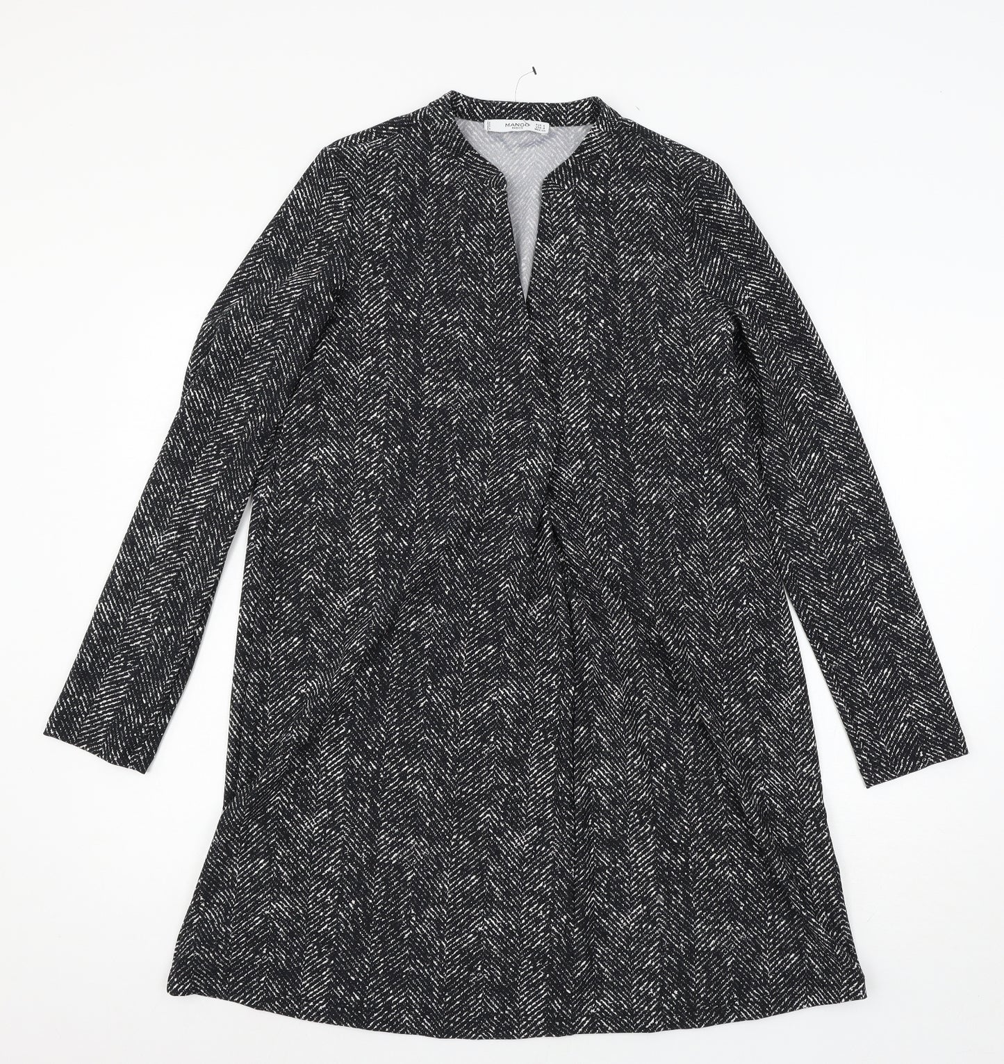 Mango Womens Grey  Jersey A-Line  Size S