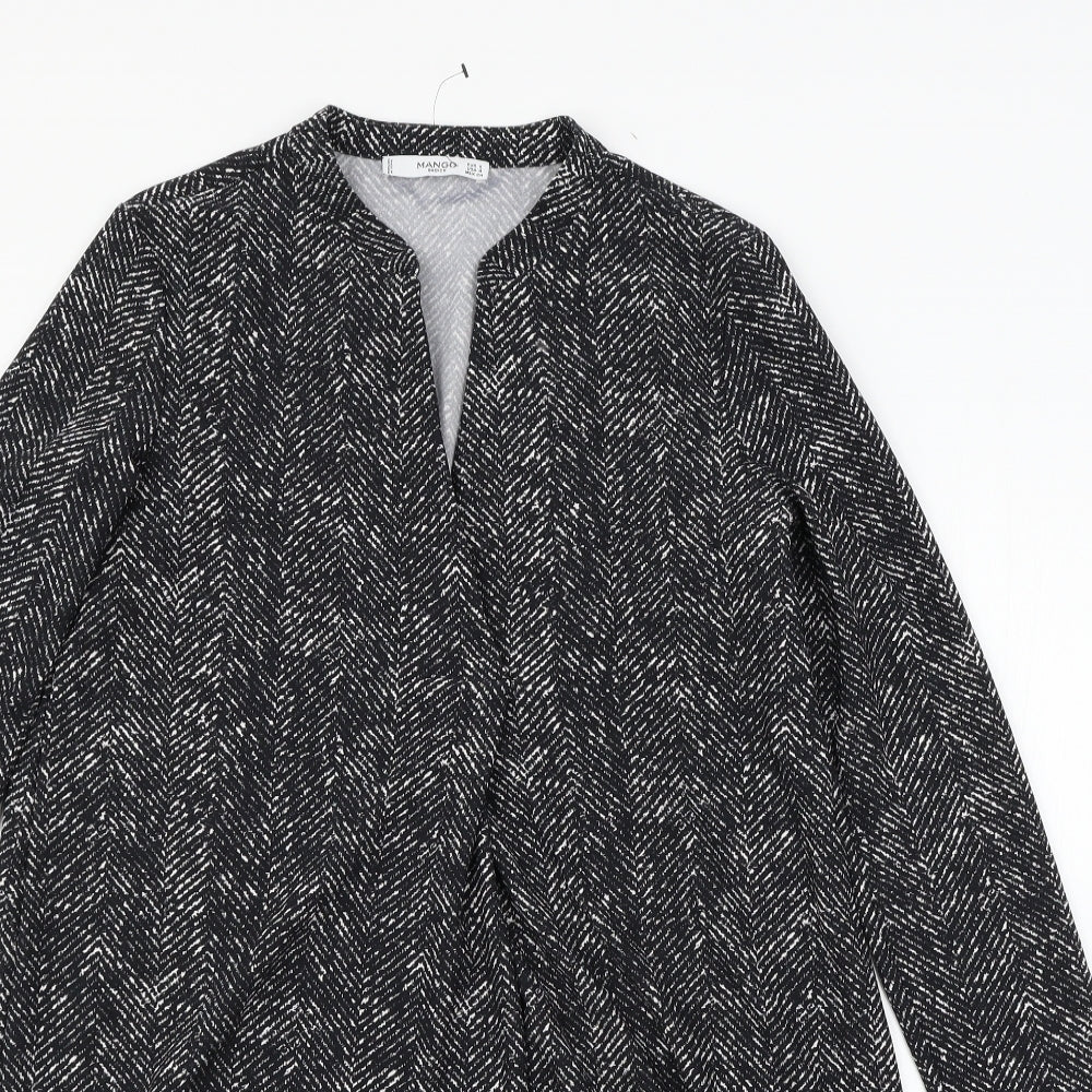 Mango Womens Grey  Jersey A-Line  Size S