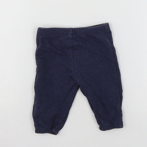 Preworn Baby Blue  Jersey Jogger Trousers Size 0-3 Months