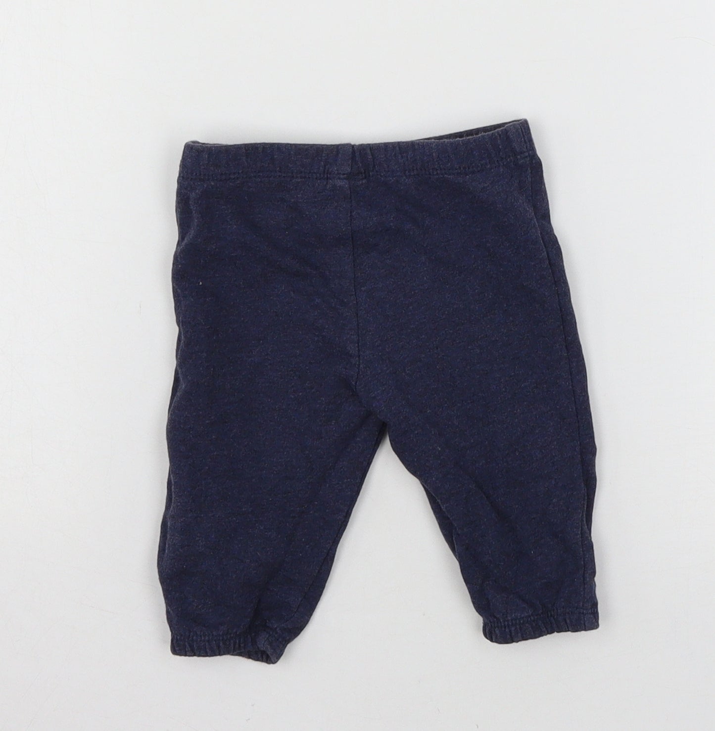 Preworn Baby Blue  Jersey Jogger Trousers Size 0-3 Months