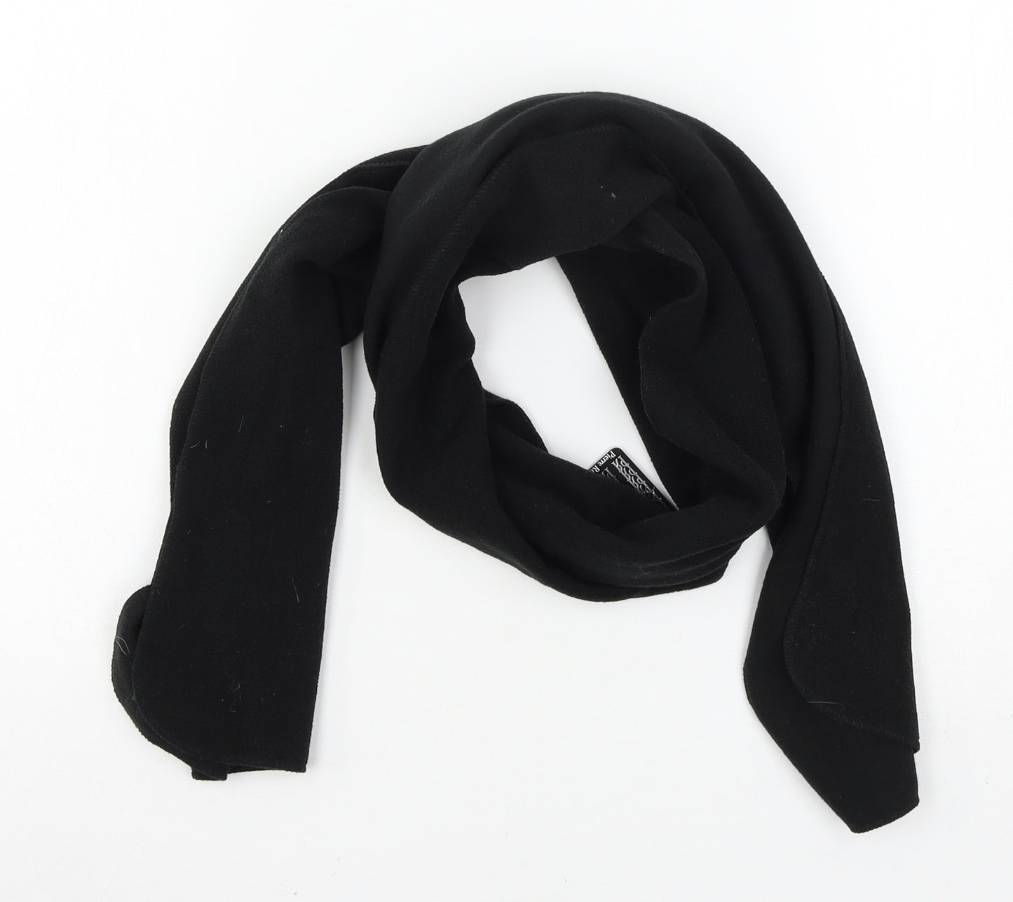 Pierre Roche Womens Black  Fleece  Scarf