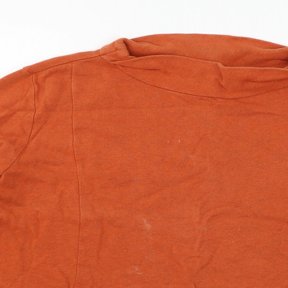 Seasalt Womens Orange  Jersey Pullover Sweatshirt Size 14