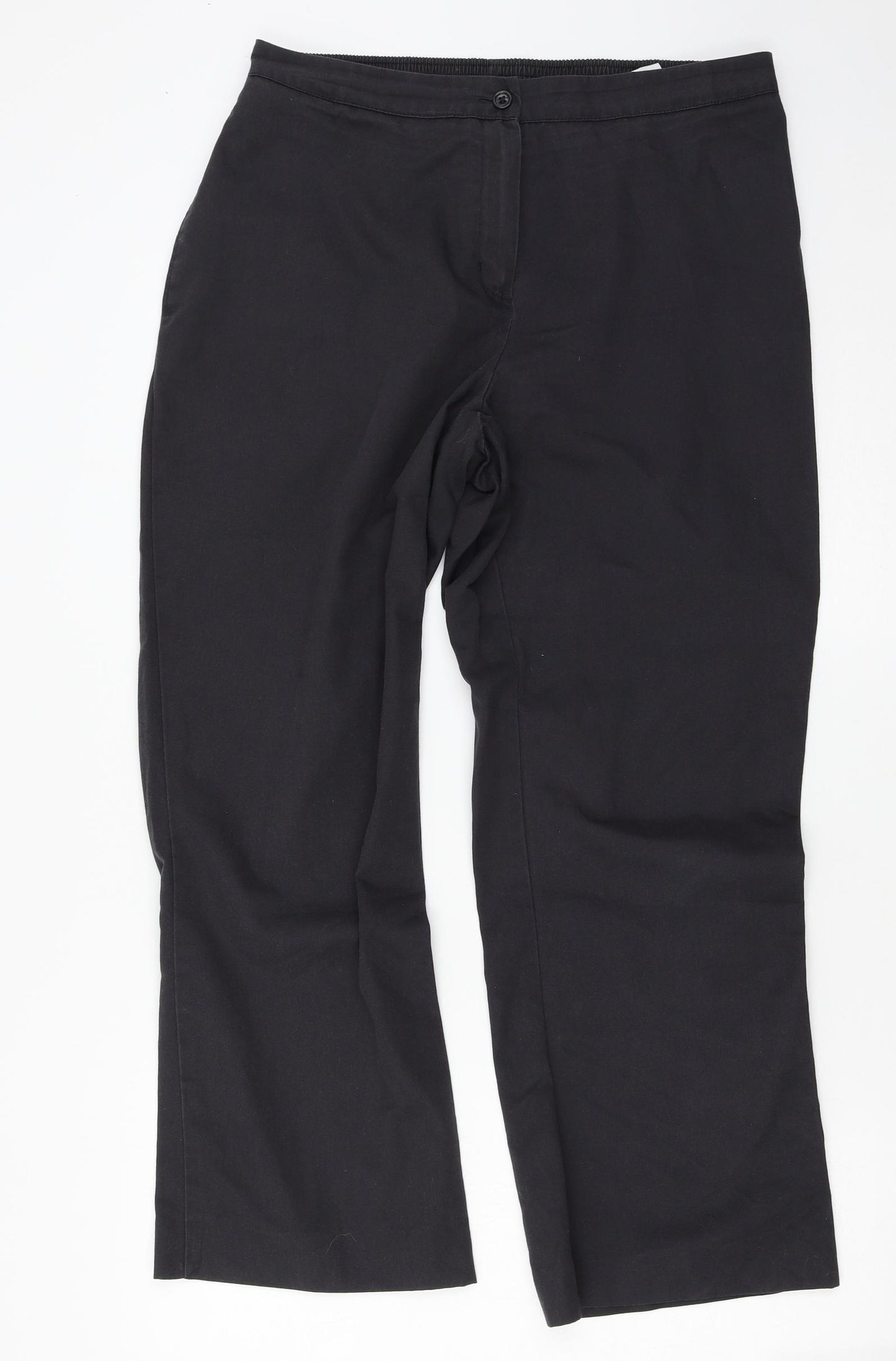 Preworn Womens Grey   Cropped Trousers Size 18 L25 in