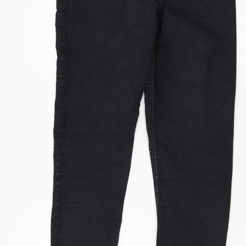 Marks and Spencer Womens Black  Denim Jegging Trousers Size 8 L28 in