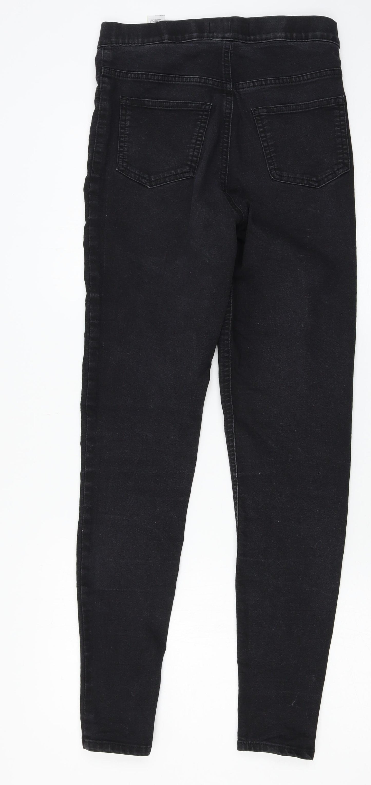 Marks and Spencer Womens Black  Denim Jegging Trousers Size 8 L28 in
