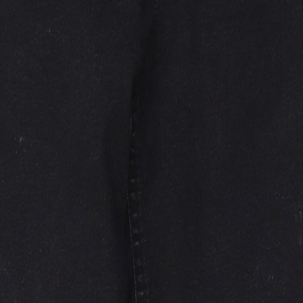 Marks and Spencer Womens Black  Denim Jegging Trousers Size 8 L28 in