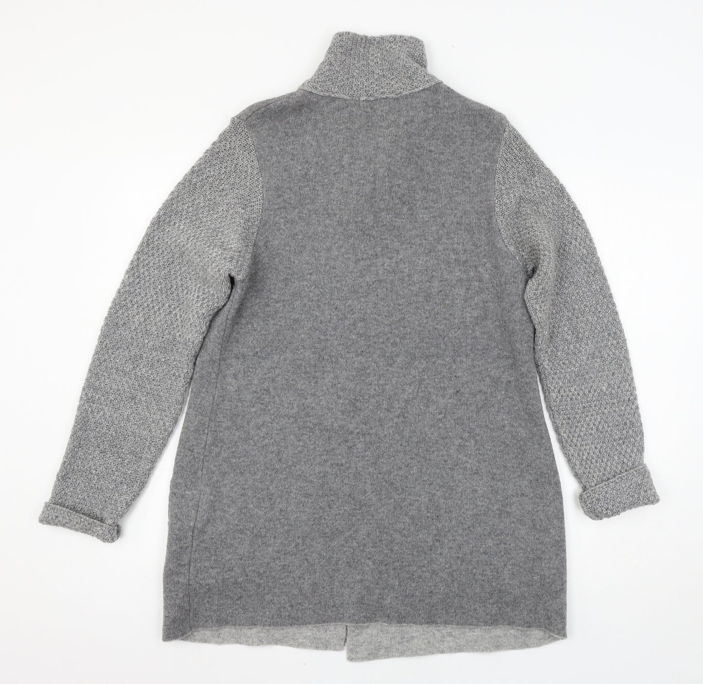 Chiaramente Womens Grey  Knit Cardigan Jumper Size M