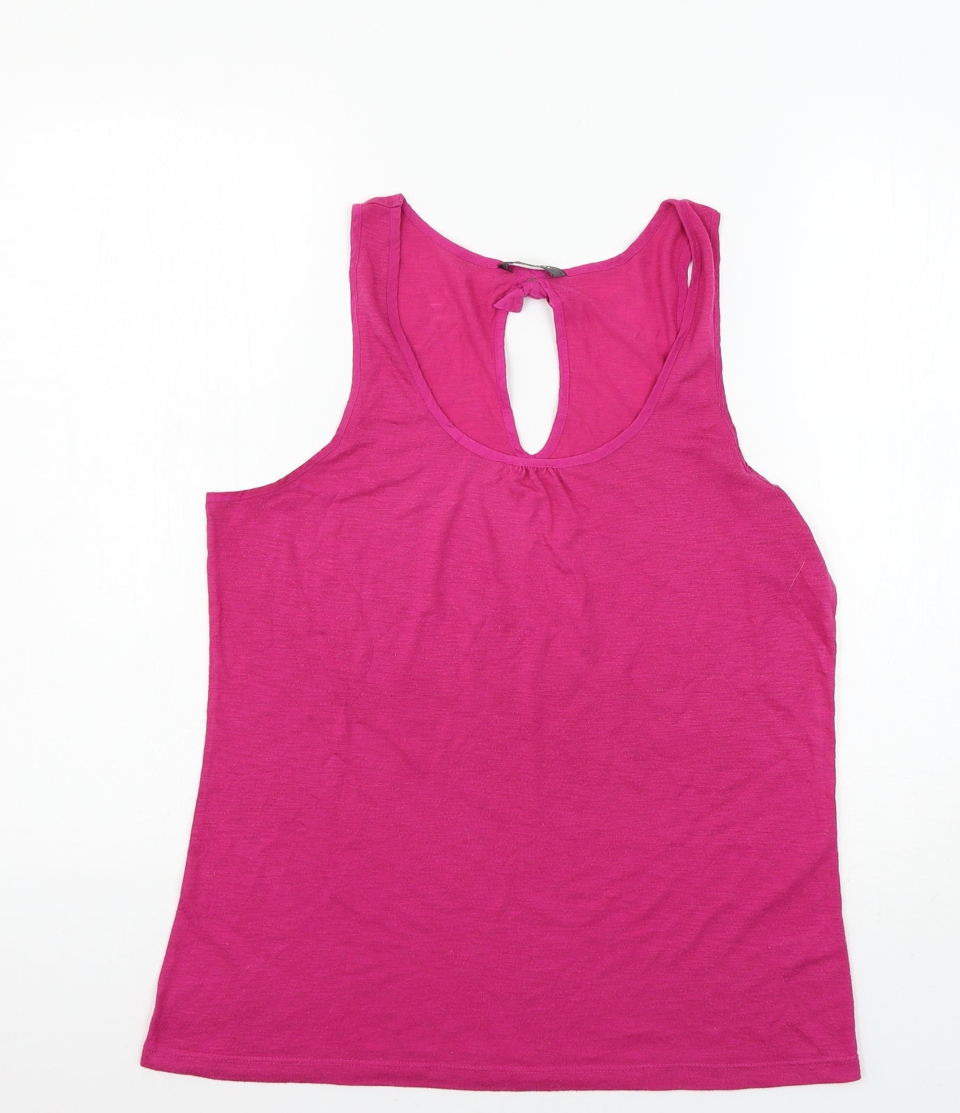 Marks and Spencer Womens Pink  Jersey Basic Tank Size 14
