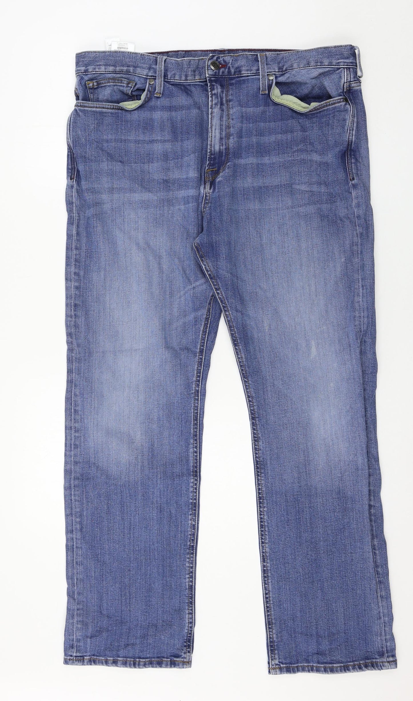 Marks and Spencer Mens Blue  Denim Straight Jeans Size 38 in L30 in