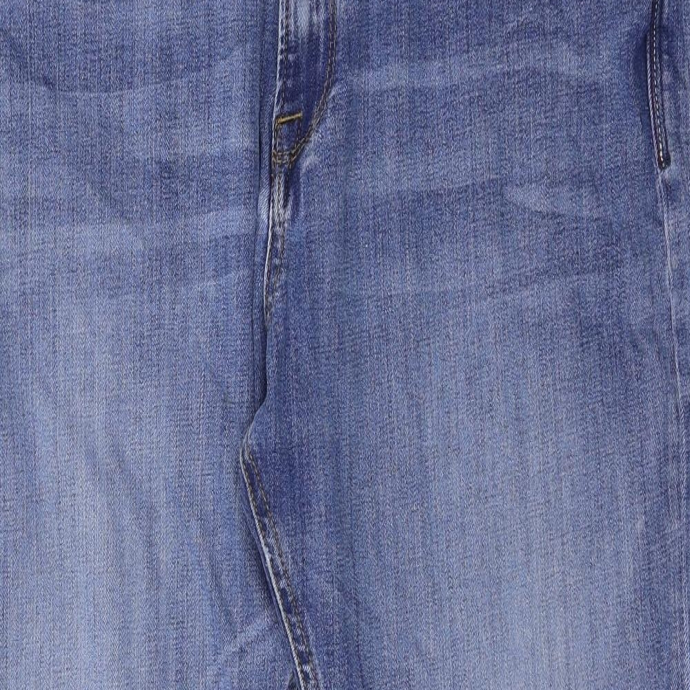Marks and Spencer Mens Blue  Denim Straight Jeans Size 38 in L30 in