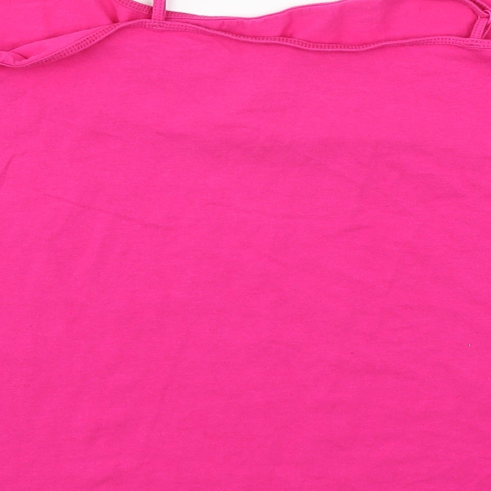 Primark Womens Pink  Jersey Basic Tank Size 20