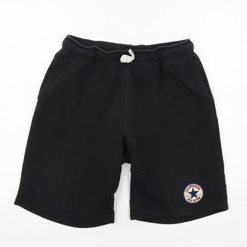 Converse Boys Black  Jersey Sweat Shorts Size 10-11 Years